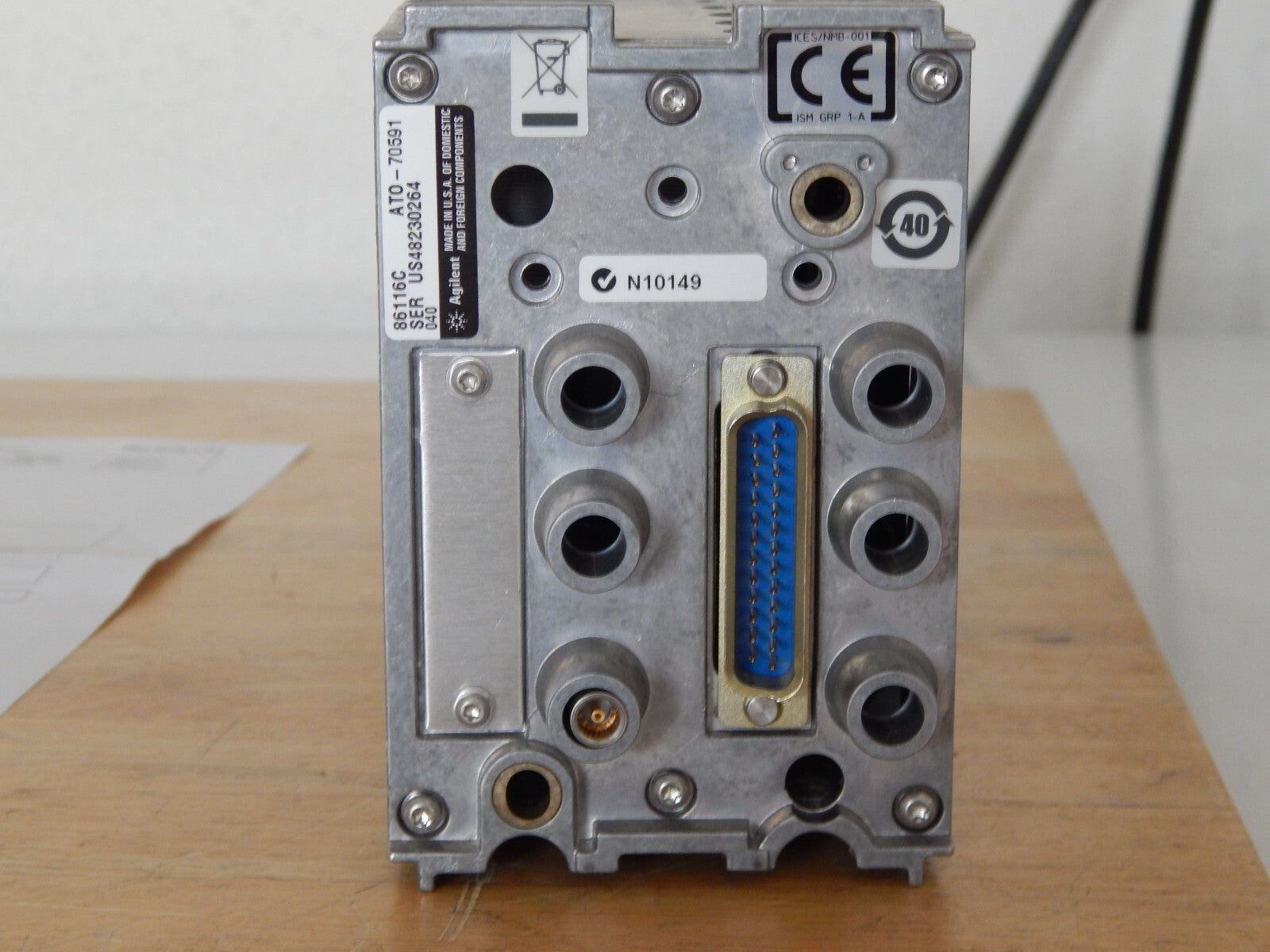 Agilent 86116C 80GHz Electrical/65Ghz Optical Mod. Opt 040, Keysight cal. 4/2025
