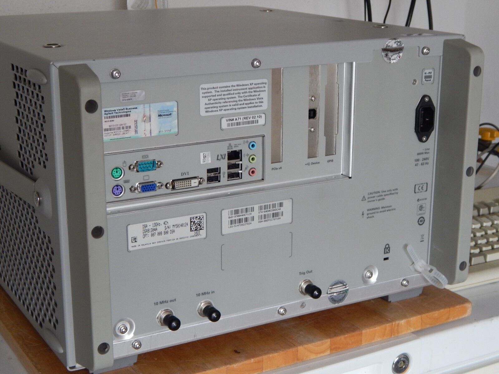 Agilent DSA91304A Oscilloscope  13Ghz 40Gs/s, 12 options, OEM cal, MY50140124