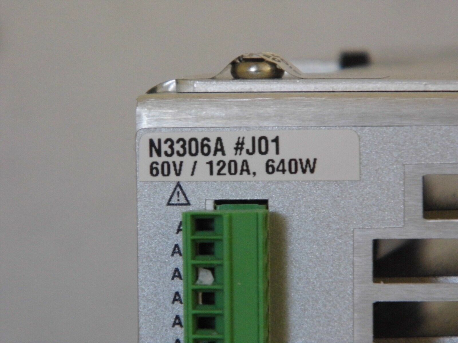 Agilent N3306A J01 60Vdc 120A 640W Electr Ld Module w Keysight cal  (2 in stock)