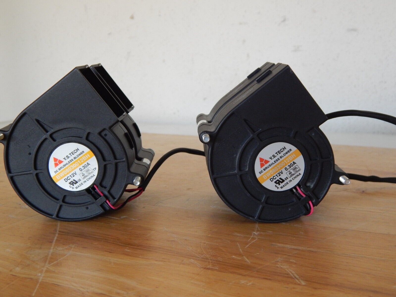 Y.S. TECH BW08030012BH DC12V 0.30A DC Brushless  Blower *LOT of 4*