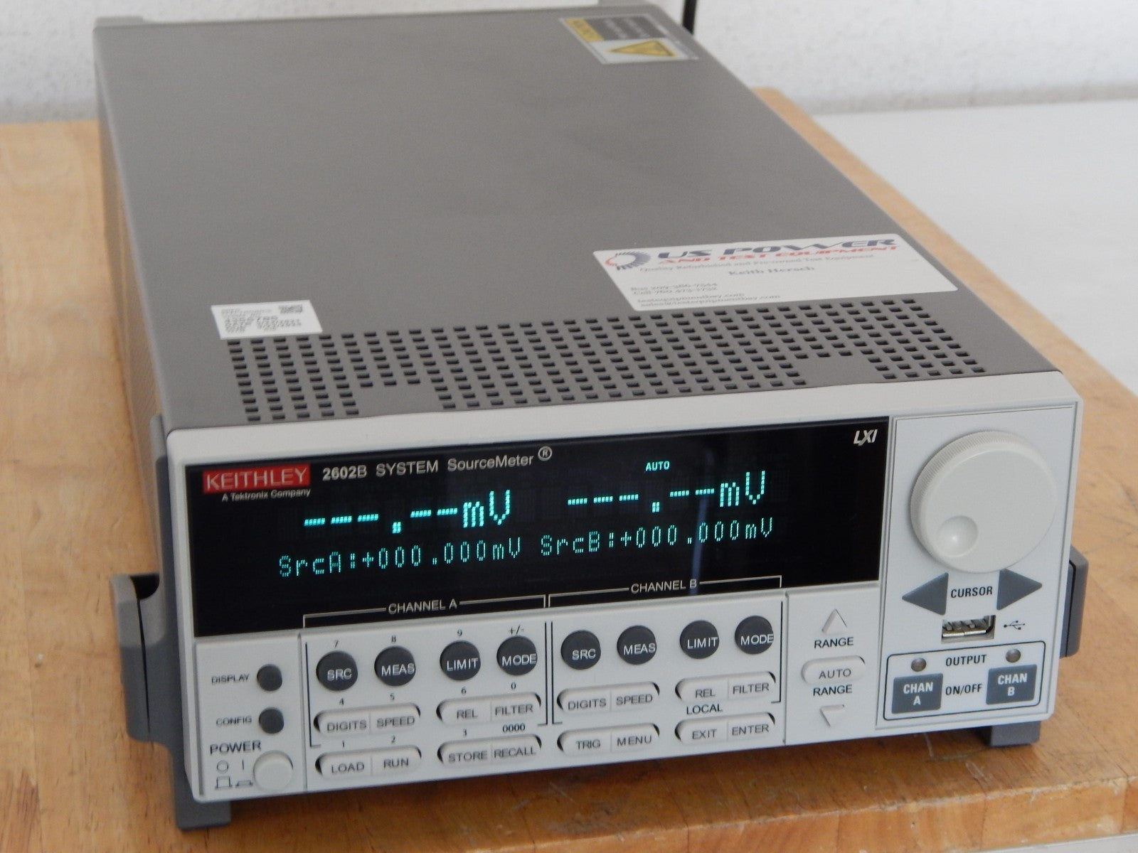 Keithley 2602B System SourceMeter  2 in stock, mint! NIST cal available