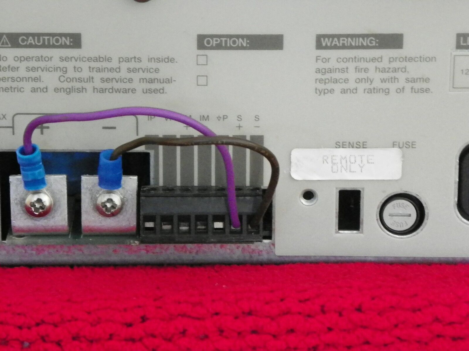 Agilent HP 6652A 0-20V/0-25A System DC Power Supply (no LOC/REM switch) Opt. S51