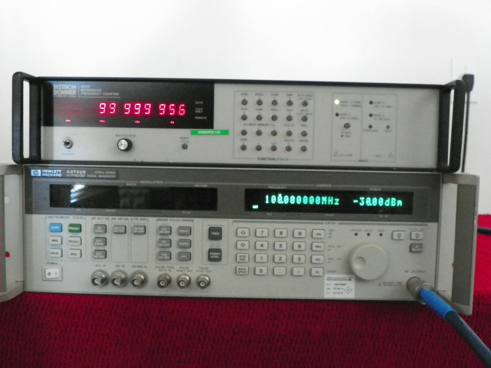 Systron Donner 6030 microwave frequency counter 10hz-26.5Ghz w/opt 02,04,& 06 