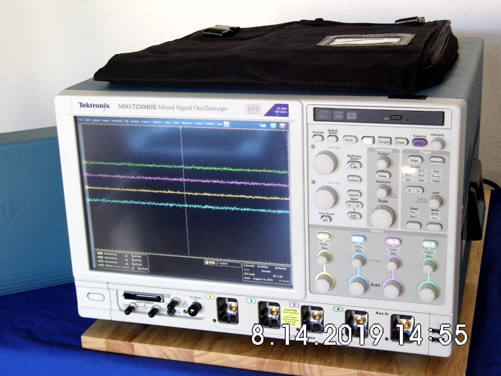 Tektronix MSO72304DX 23GHz, 100Gs/s, 4+16 Ch., mso oscilloscope,CAL