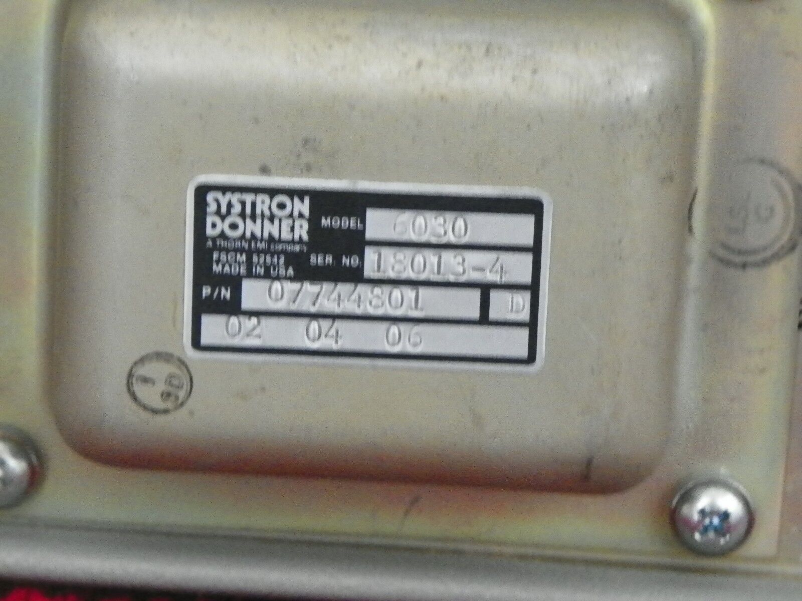 Systron Donner 6030 microwave frequency counter 10hz-26.5Ghz w/opt 02,04,& 06 