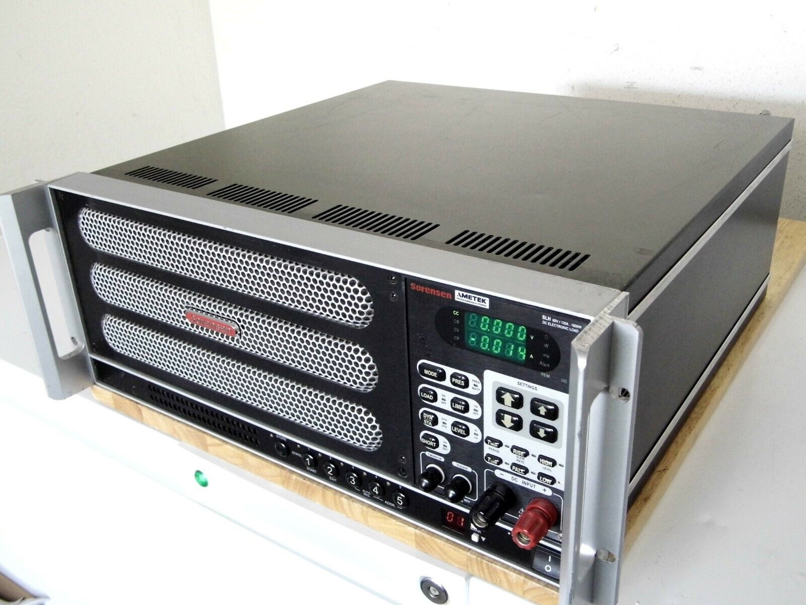 Sorensen SLH-60-120-1800 60V, 120A, 600W Rack Mounted, Programmable DC Load