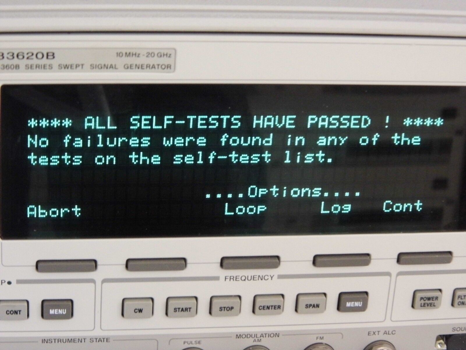 Agilent HP 83620B 001-002-006-008 Synthesized Sweeper 10MHz - 20GHz, 2 in stock