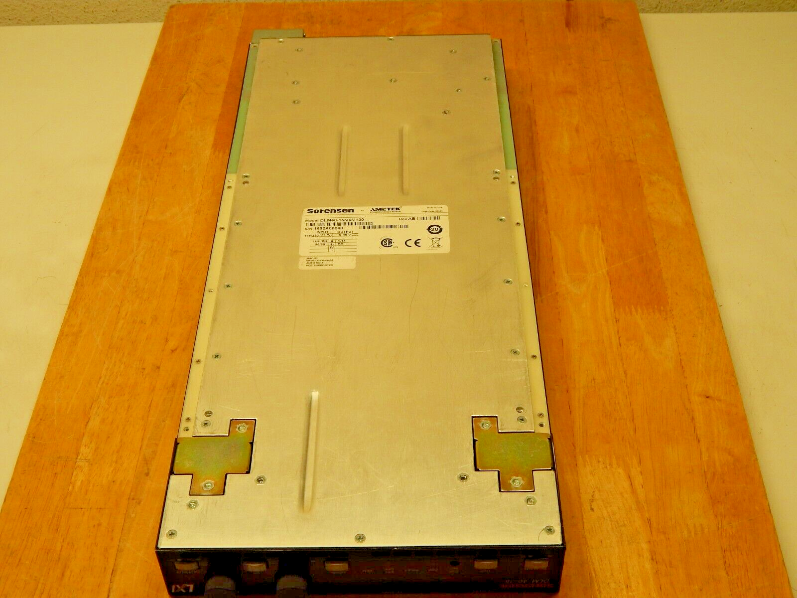 Sorensen DLM40-15 M6, M130 LXI DC Power Supply 30 Day Warranty
