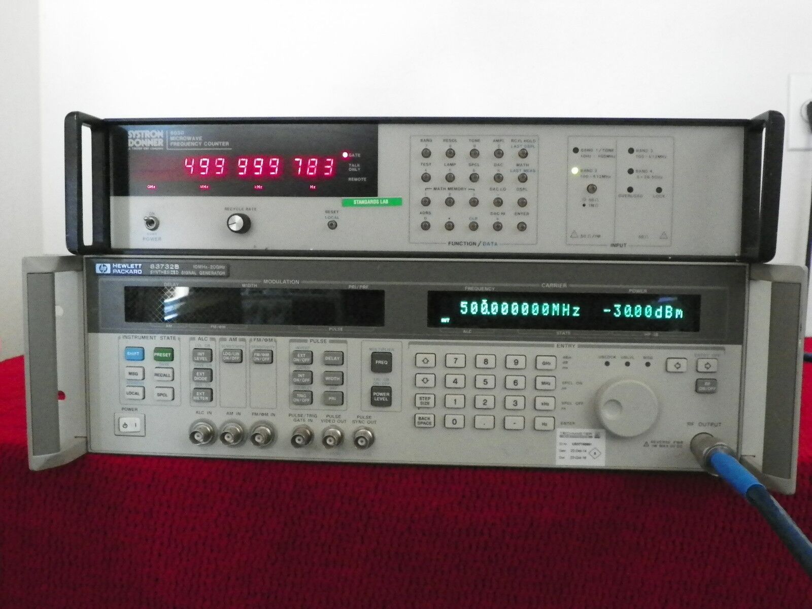 Systron Donner 6030 microwave frequency counter 10hz-26.5Ghz w/opt 02,04,& 06 