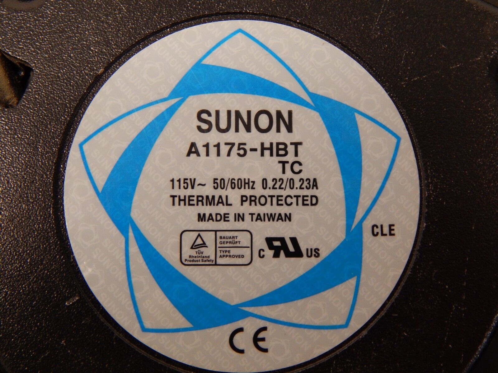 SUNON A1175-HBT EME P1175HBT 115V 0.23A 50Hz Fan, 90% new, (8 in stock)