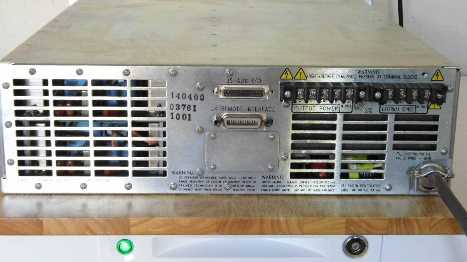 Pacific Power 120ASX-UPC1/G 2KVA 15-1200Hz 1 phase AC Power Source