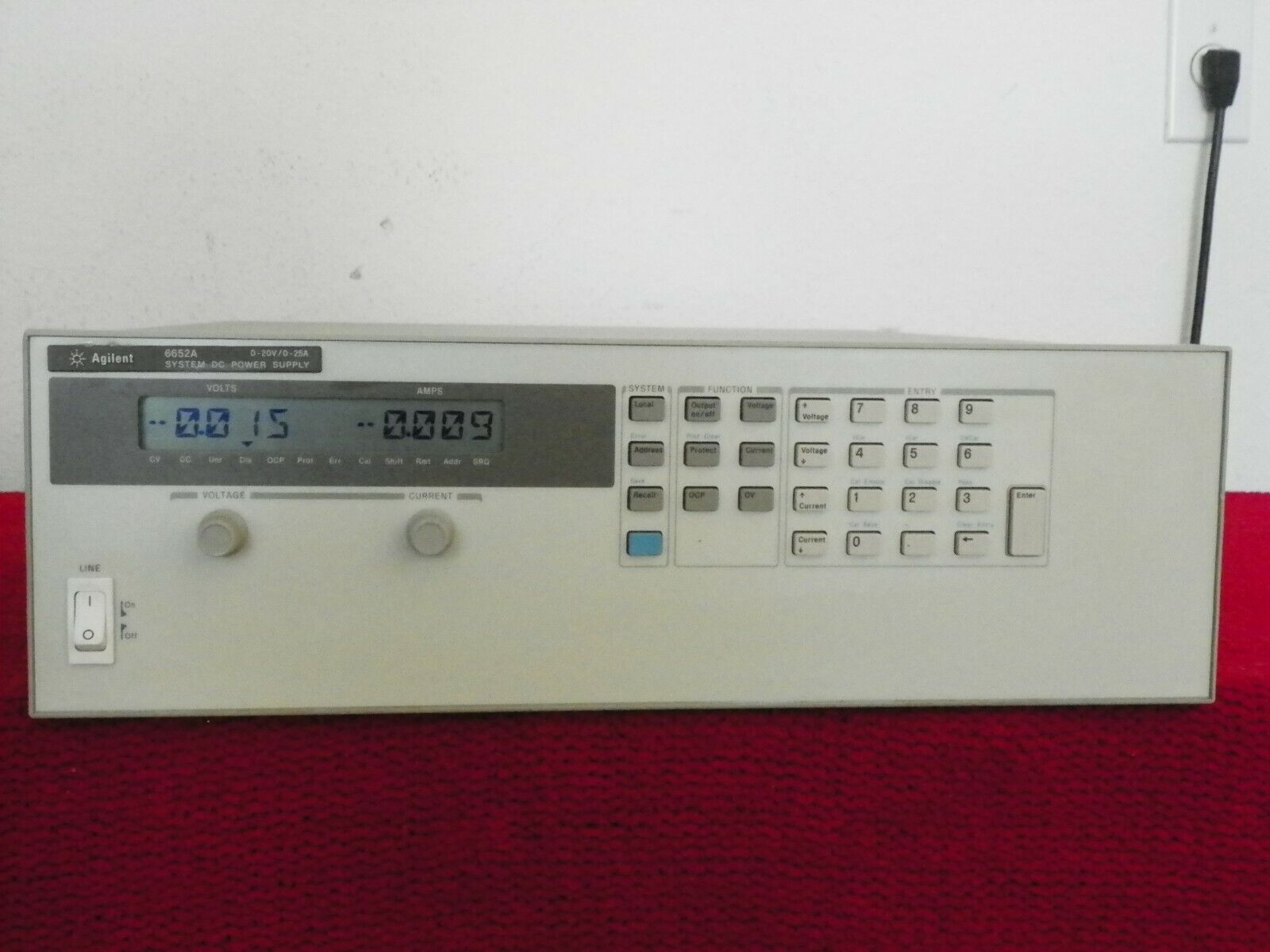 Agilent HP 6652A 0-20V/0-25A System DC Power Supply, 8 in stock
