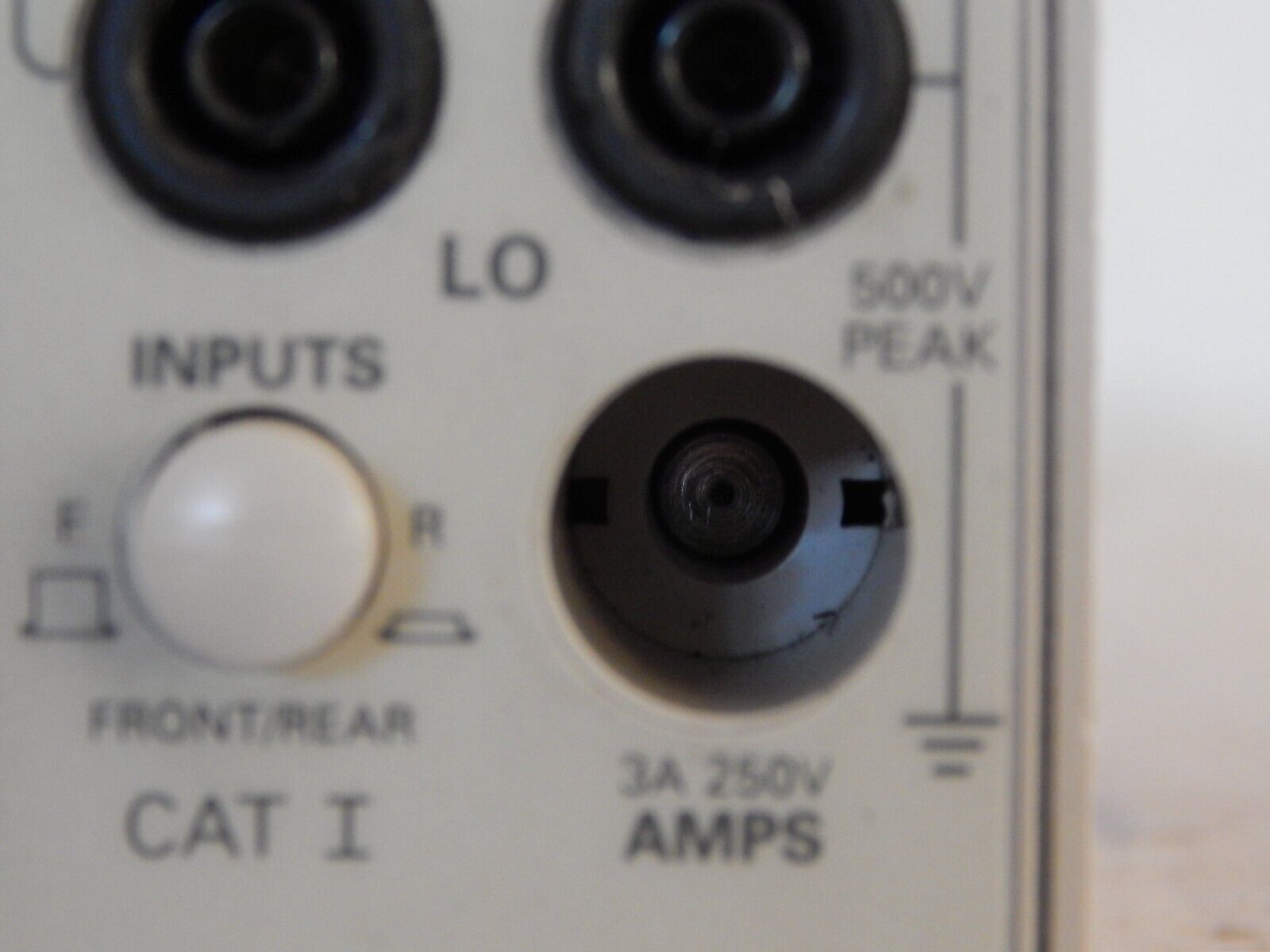 KEITHLEY 2790 SourceMeter,.  faceplate has slight damage where fuseholder is