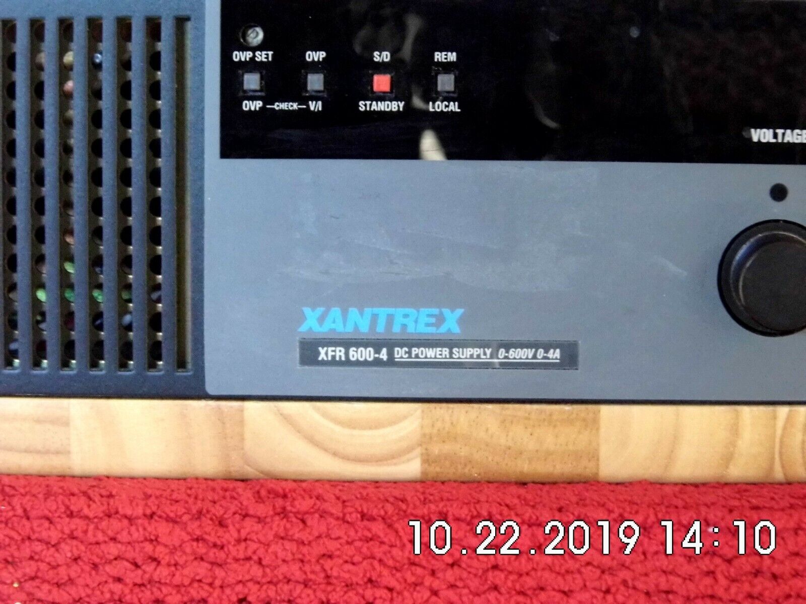 Xantrex XFR600-4 GPIB Variable DC Power Supply   0-600V 0-4A warranty