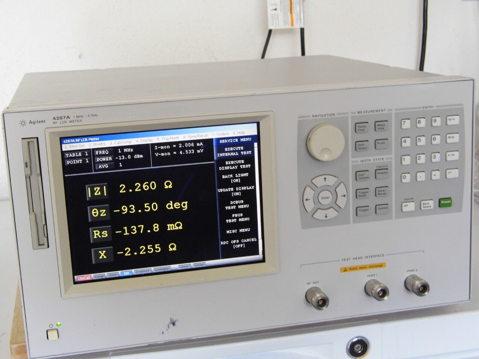 Agilent / HP 4287A 1 MHz to 3 GHz RF LCR Meter