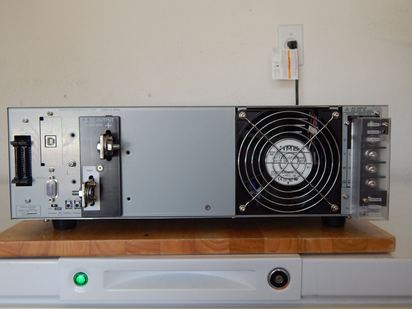 Kikusui PAT60-67T Regulated DC Power Supply (60V / 67 A) 2 in stock