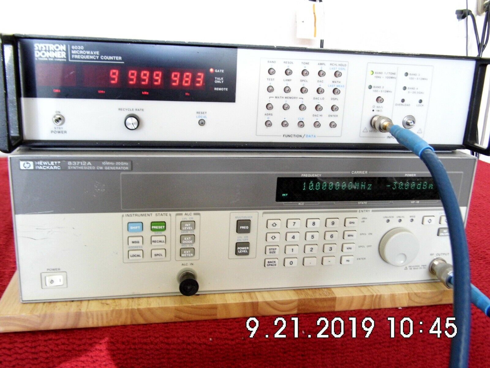 Systron Donner 6030 microwave frequency counter 10hz-26.5Ghz 