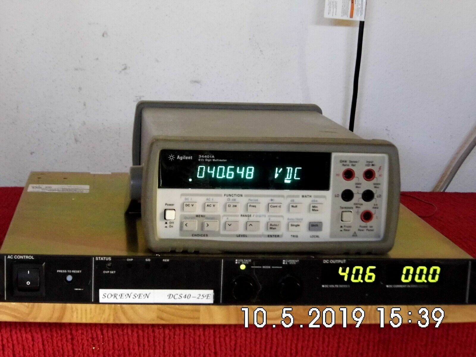 Sorensen DCS40-25E 0-40 V, 0-25 A, Power Supply