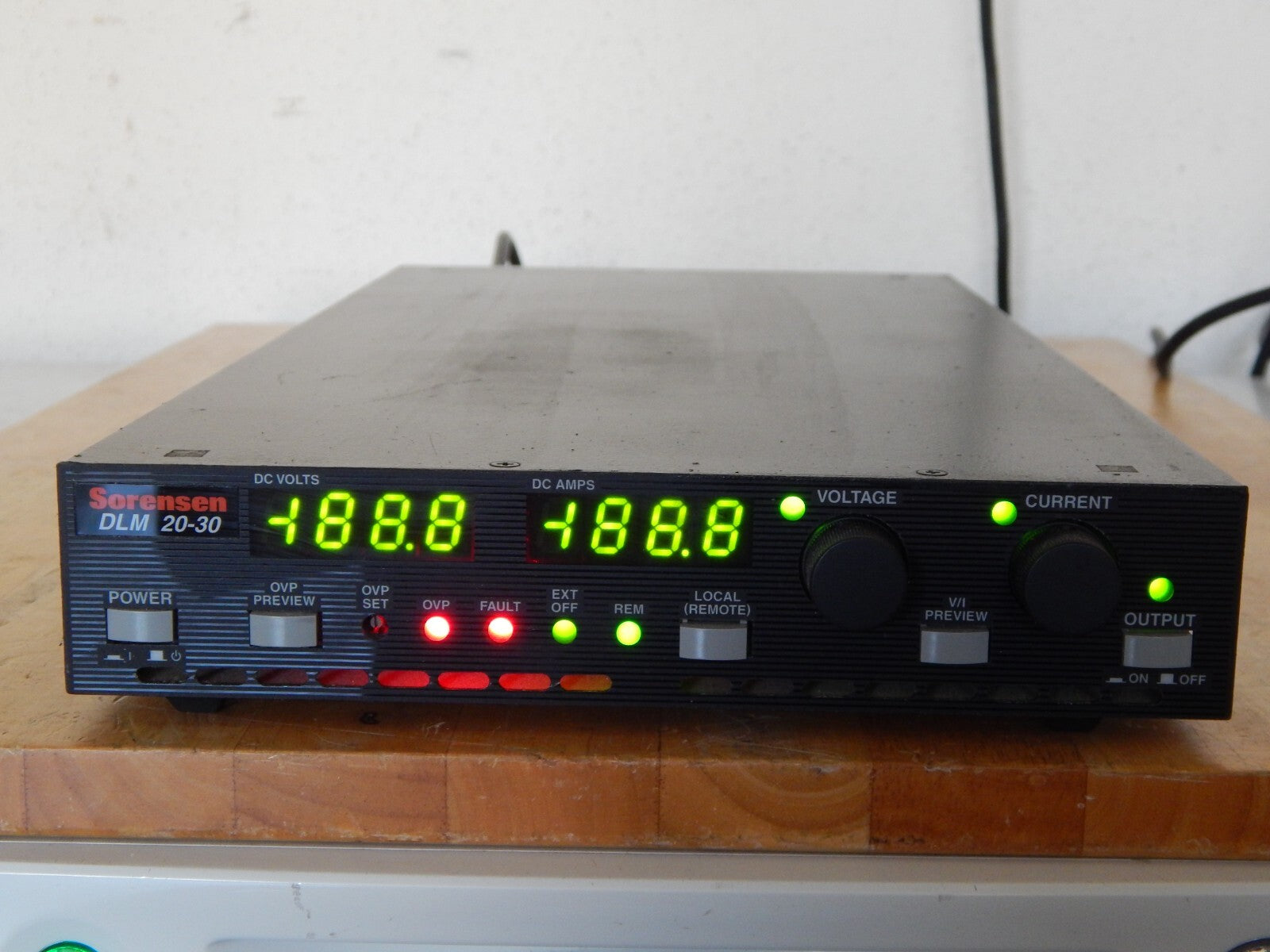 Sorenson Power Supply DLM 20-30 20Vdc 30A, fully tested