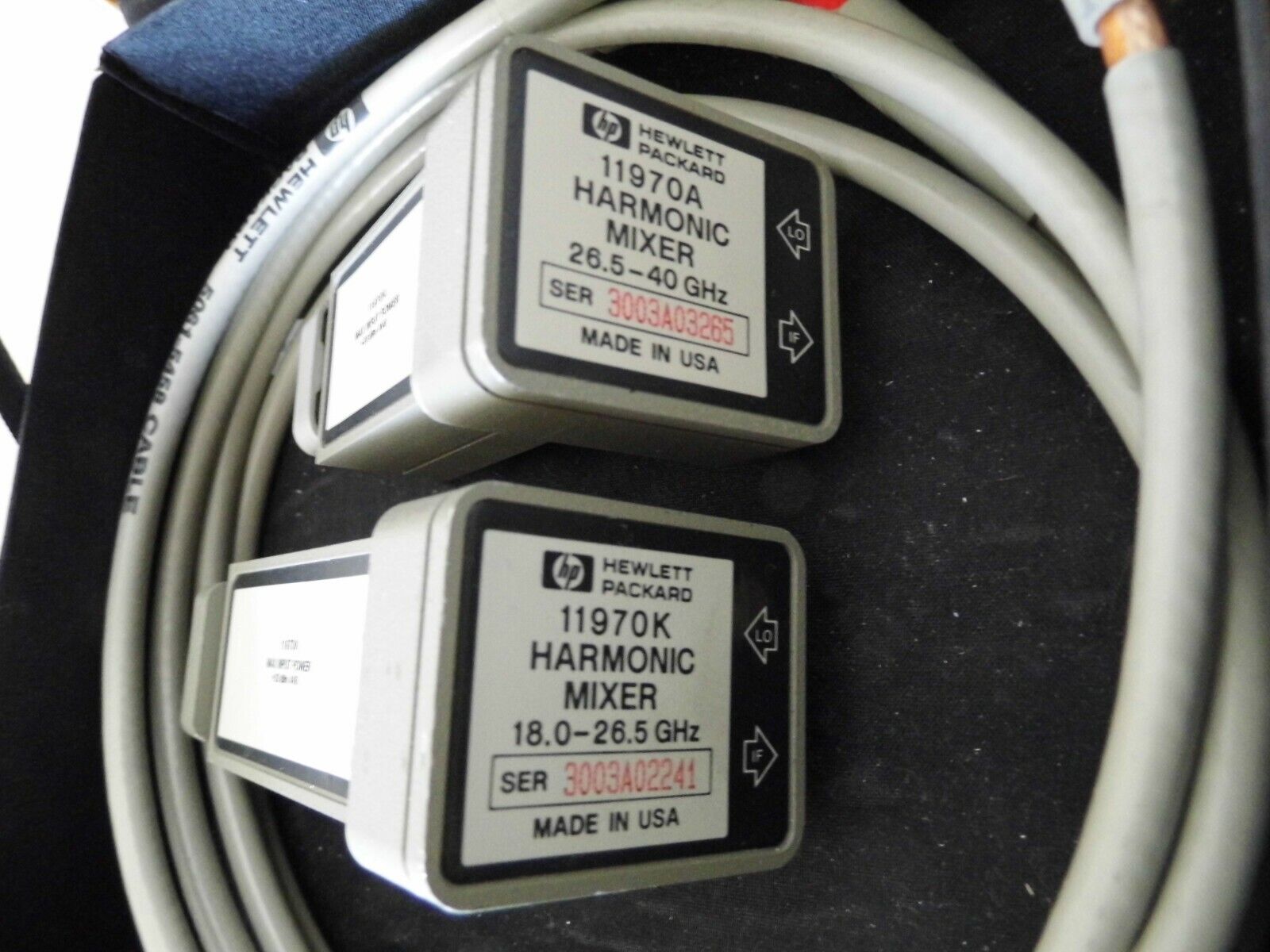 Agilent 11970A 26.5 - 40GHz & 11970K  18.0-26.5GHz Mixers