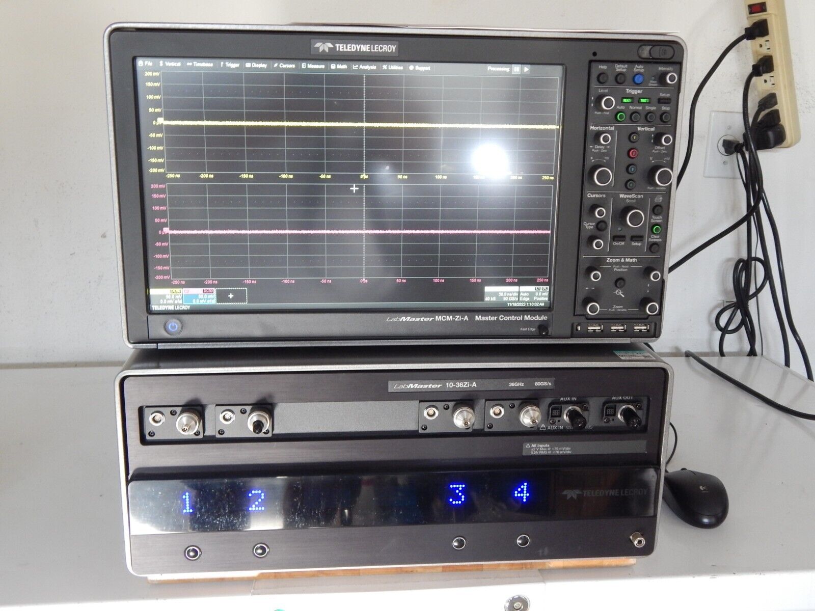 LeCroy LabMaster 10-36Zi-A & SDM-Zi-A, 36GHz  80GS/s oscilloscope w/cal & data