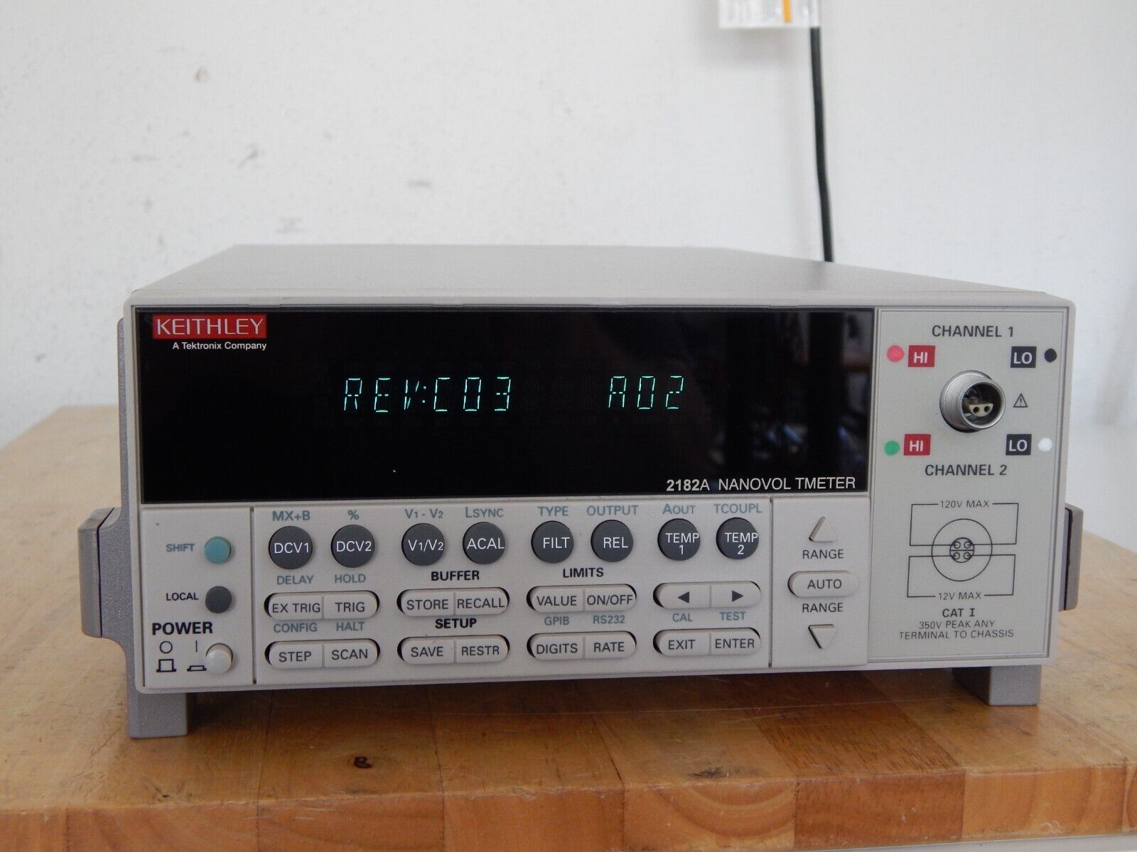 Keithley 2182A Dual Channel Digital Nanovoltmeter warranty NIST Cal w/data (4)