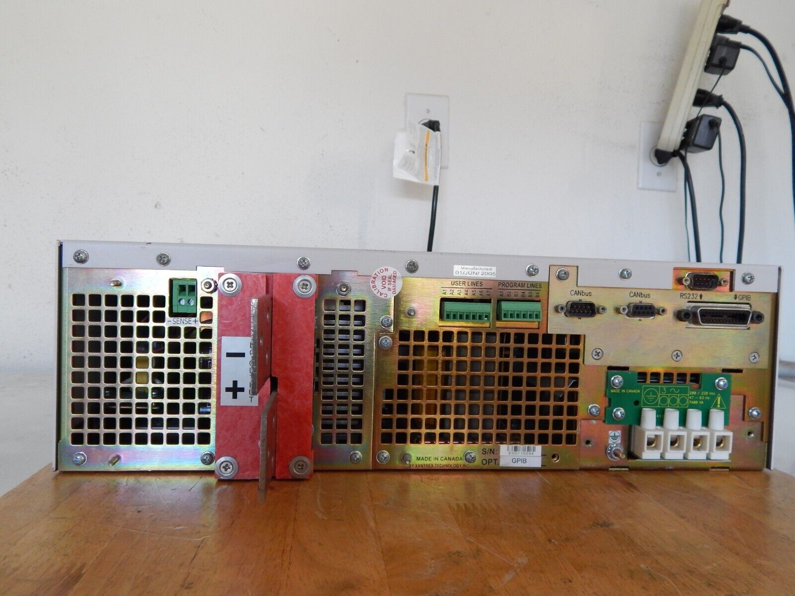 Xantrex XDC40-150 40Vdc 150A,GPIB,RS232,EXT PROG,CANBUS / NIST cal