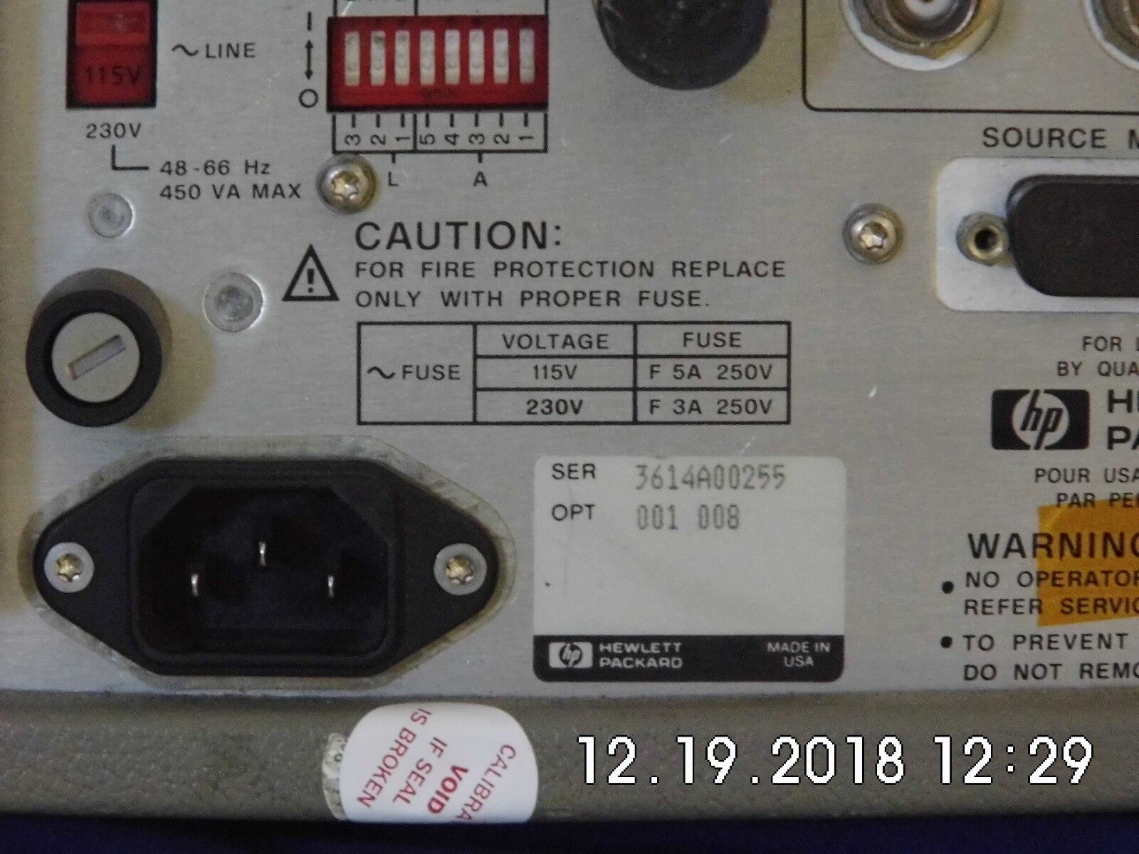 Agilent HP 83623B w/001/008 High Power Synthesized Sweeper (3 In Stock)