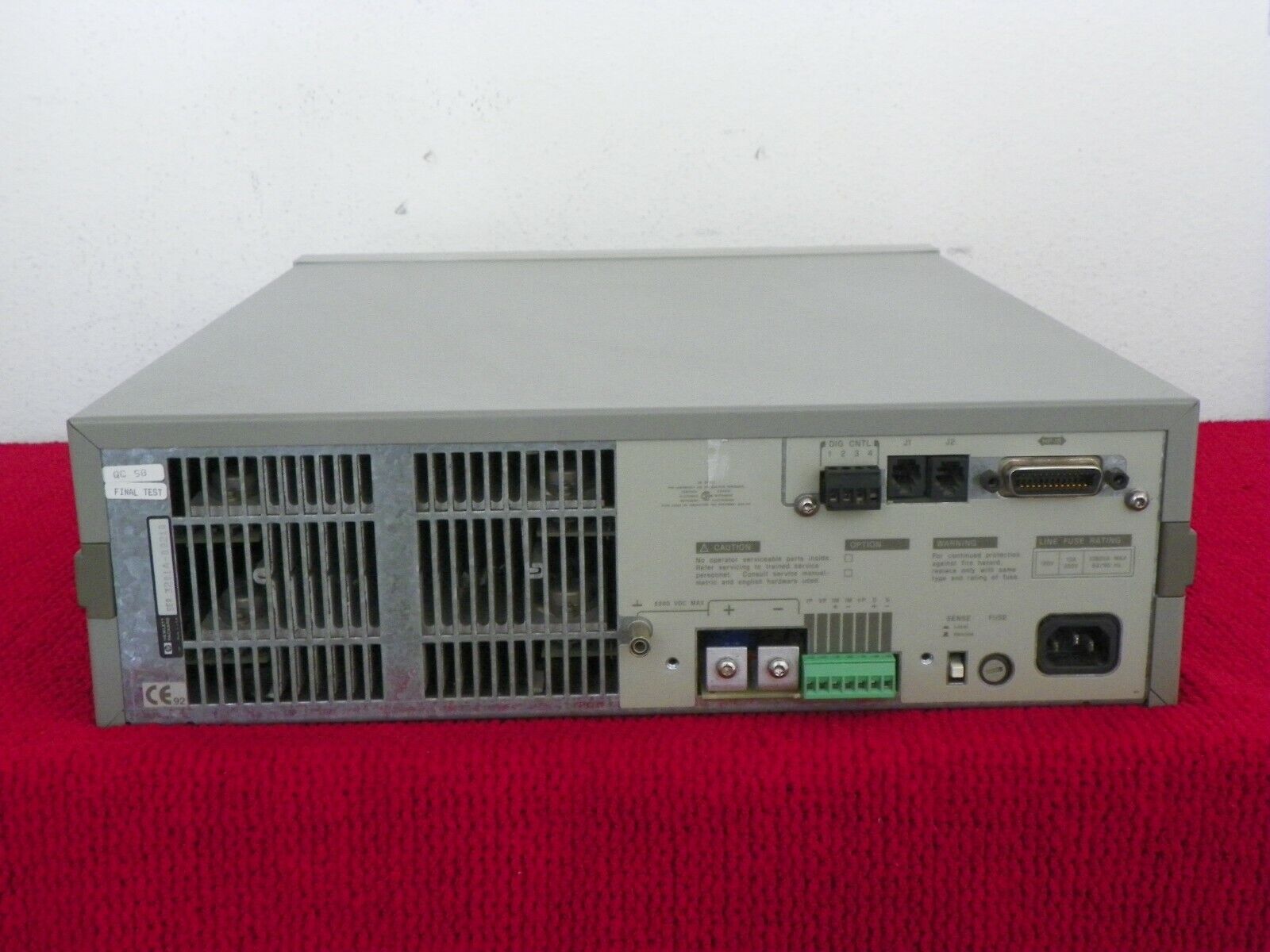 HP 6655A SYSTEM DC POWER SUPPLY 0-120V / 0-4A (7 in stock)