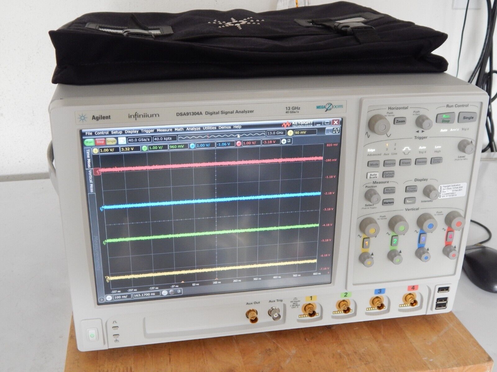 Keysight DSA91304A  13Ghz 40Gs/s oscilloscope, *139 Options*, Immaculate.