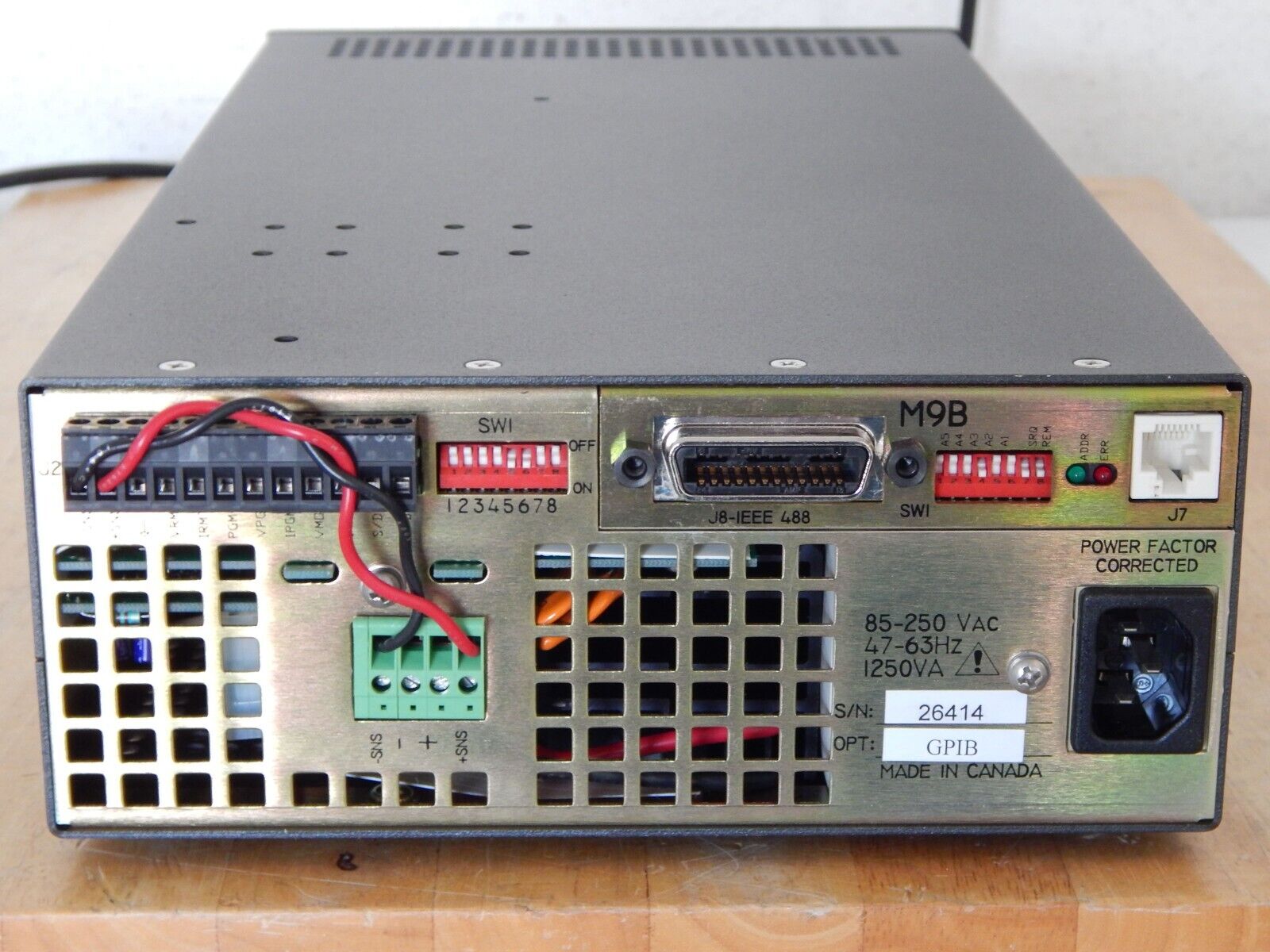 XHR600-1.7 DC Power Supply 0-600V 0-1.7A 1000W M9B (GPIB)