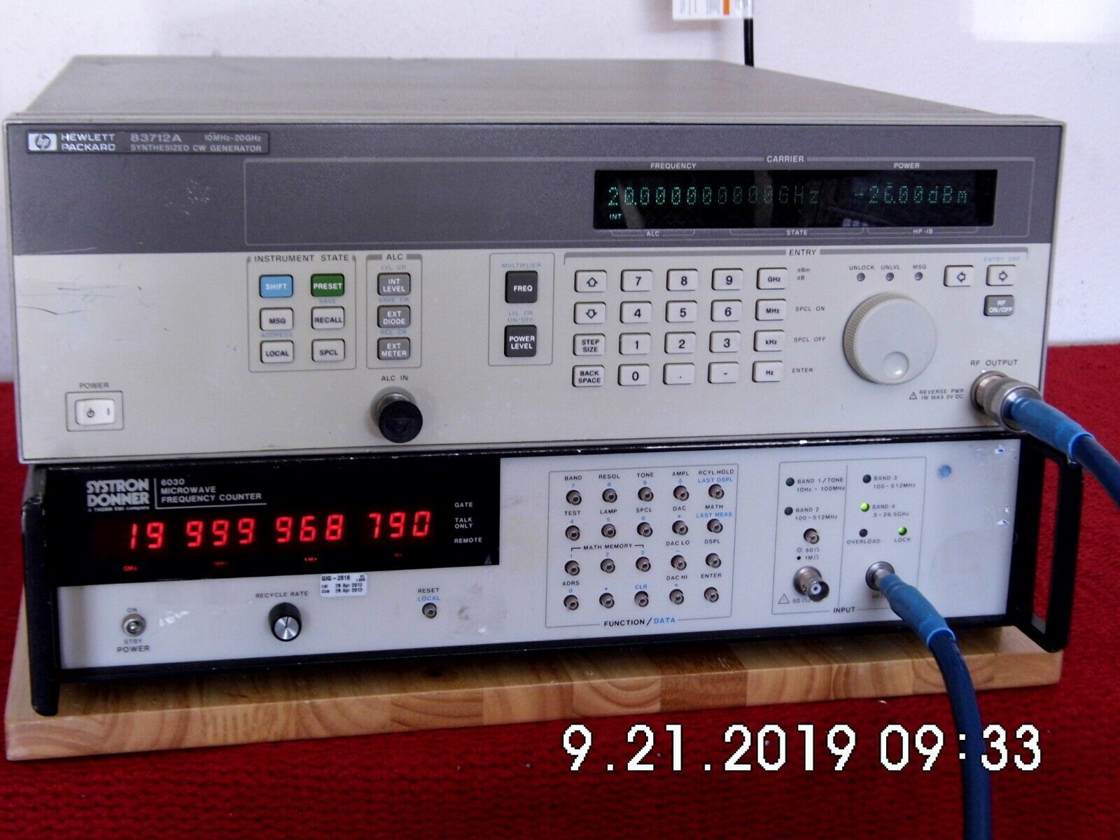 Systron Donner 6030 microwave frequency counter 10hz-26.5Ghz 