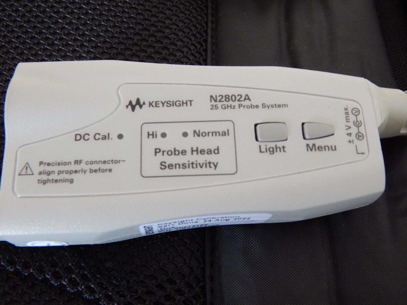 Keysight N2802A 25GHz InfiniiMax III Series Probe Amplifier mfr. cal, 6 in stock