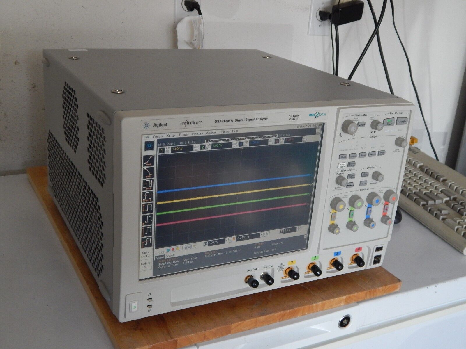 Agilent Infiniium DSA91304A Oscilloscope  13Ghz 40Gs/s MY47481419