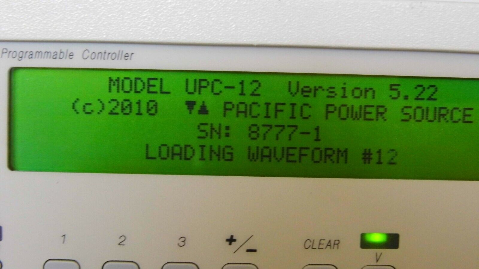 Pacific Power 120ASX-UPC12 2KVA 15-1200Hz 1 phase AC Power Source 