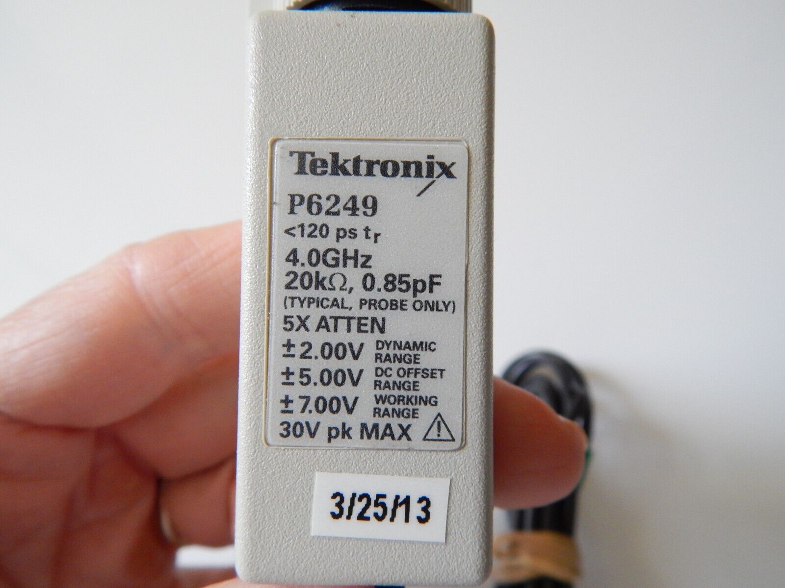 Tektronix P6249  4GHz, 5x Active Probe, 20 kΩ, 1.0pF, 2 in stock