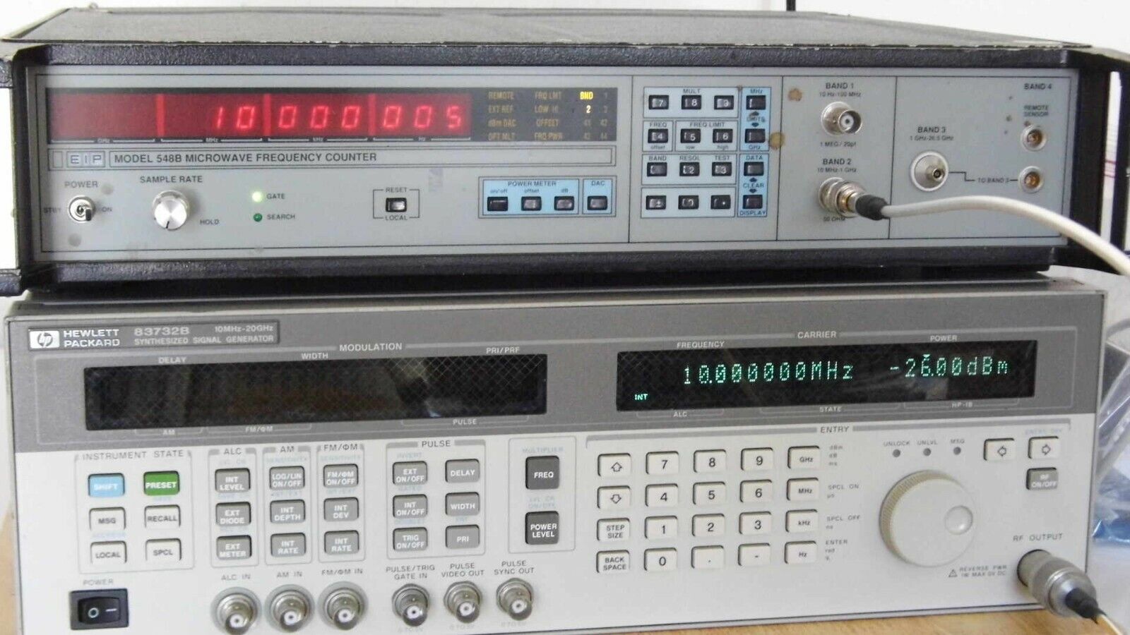 EIP 548B microwave frequency counter 10hz-26.5Ghz w/opt 06 