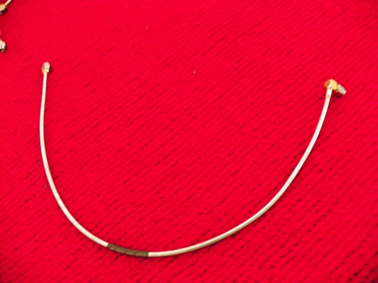 3.5mm  RF Tensolite 601 or Belden-N 20Ghz Cable 16 inch Right Angle SMA to  SMA 