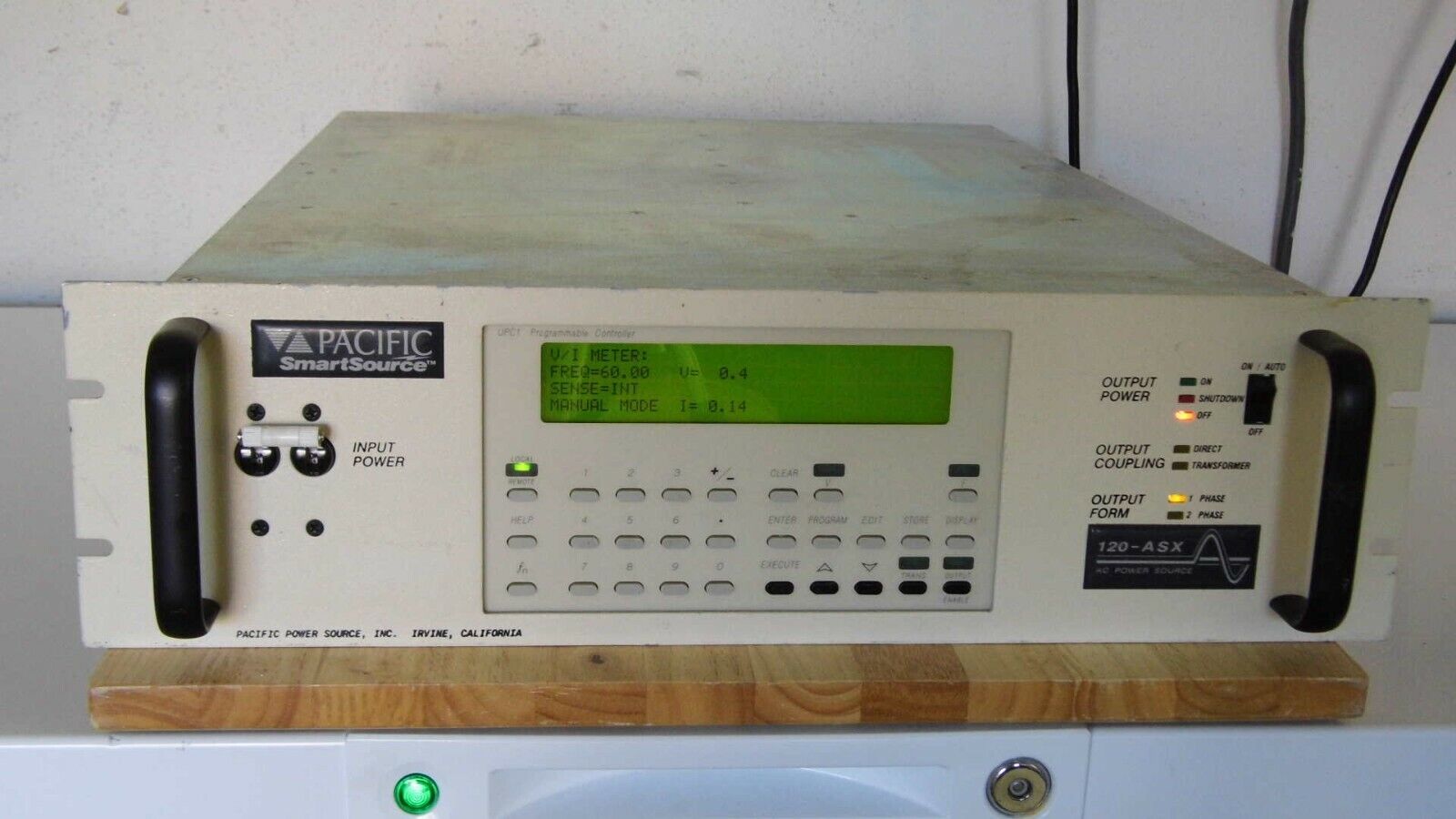 Pacific Power 120ASX-UPC1/G 2KVA 15-1200Hz 1 phase AC Power Source