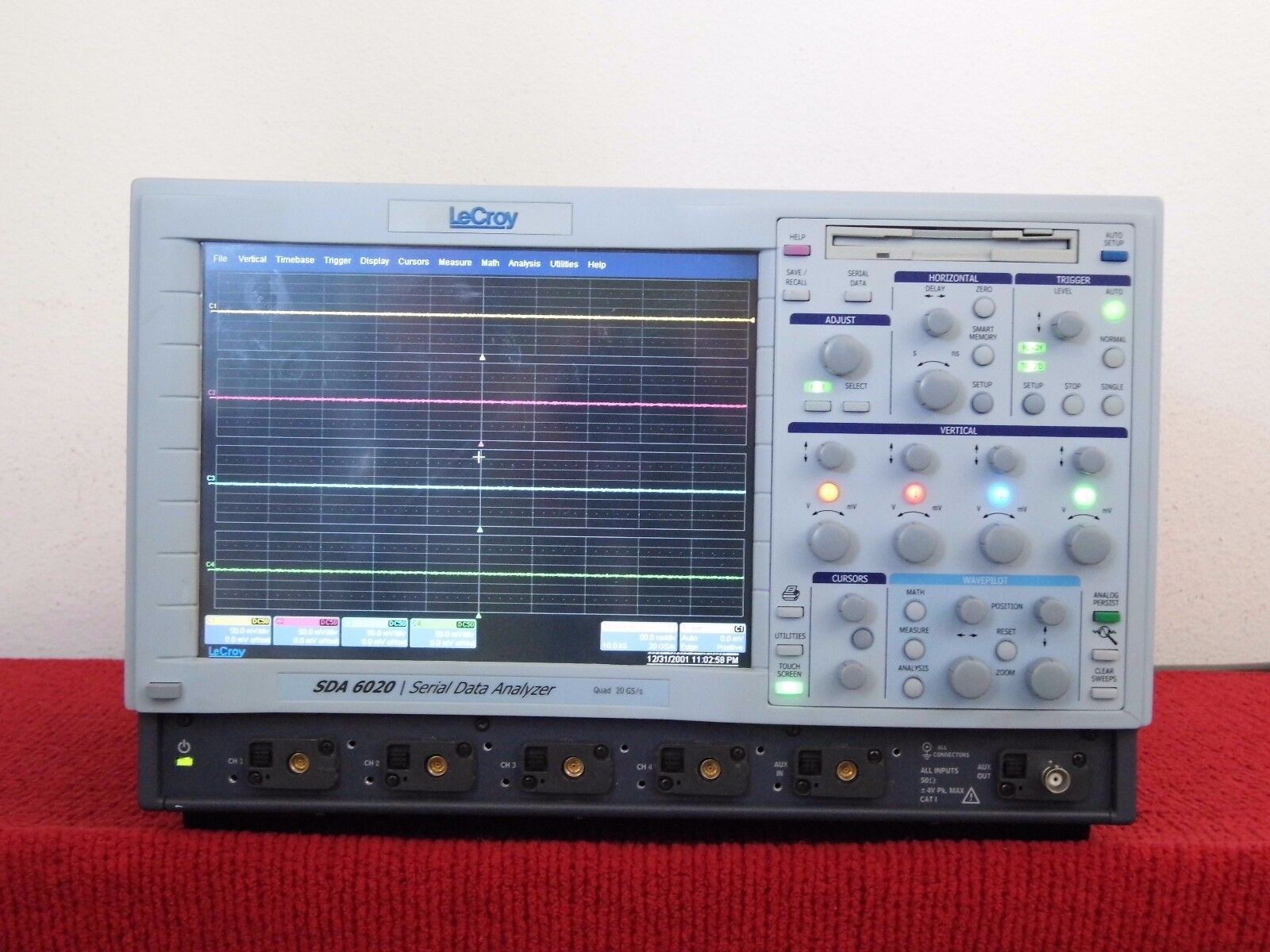 Lecroy SDA6020 6Ghz QUAD 20GS/s ASDA ET JTA2 SDA XDEV XMAP XMATH 