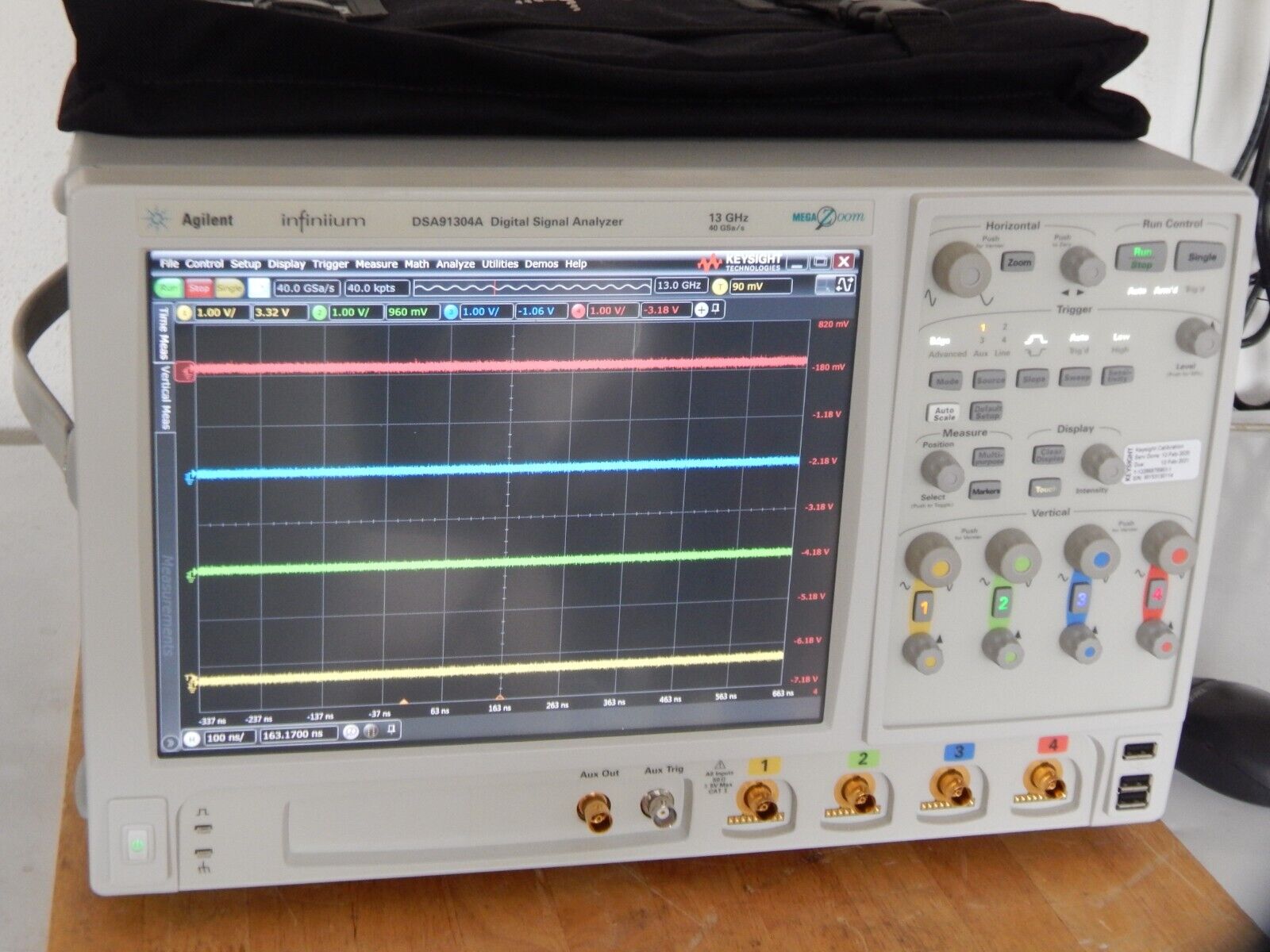 Keysight DSA91304A  13Ghz 40Gs/s oscilloscope, *139 Options*, Immaculate.