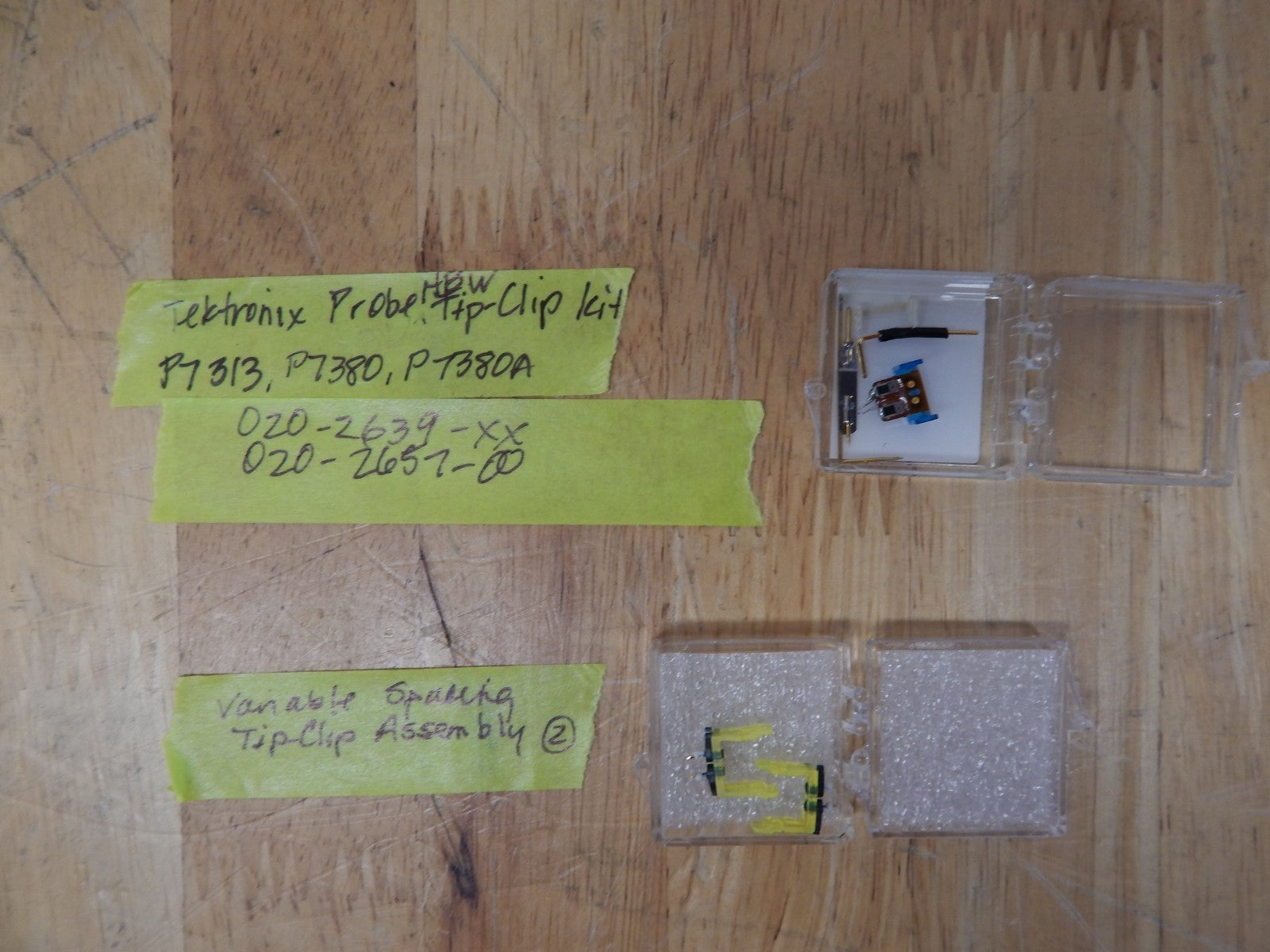 Tektronix Assorted Oscilloscope Accessories for P1313, P7380, P7380A