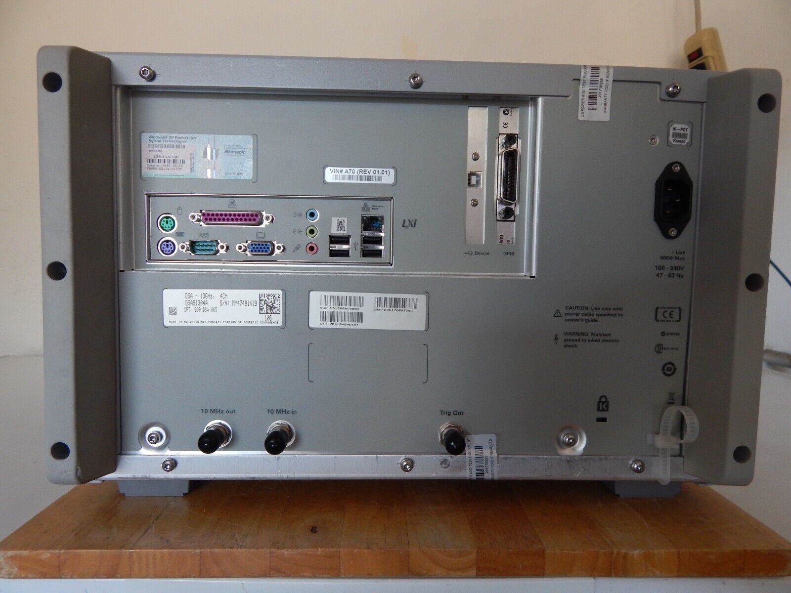 Agilent Infiniium DSA91304A Oscilloscope  13Ghz 40Gs/s MY47481419
