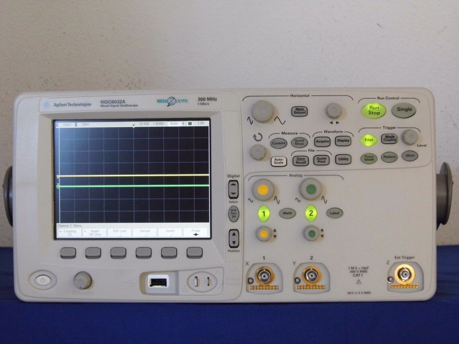 Agilent MSO6032A Mixed Signal 300 MHz, 2+16 Ch DSO6032A  (many in stock)