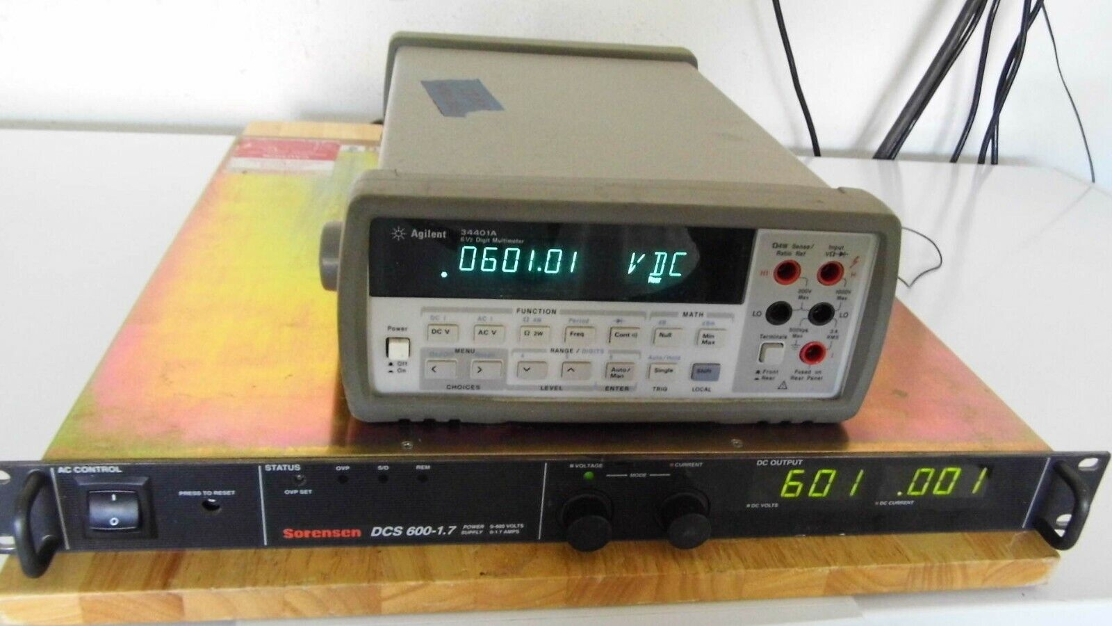 Sorensen DCS600-1.7 DC Power Supply 0-600V, 1.7A M9A (GPIB)