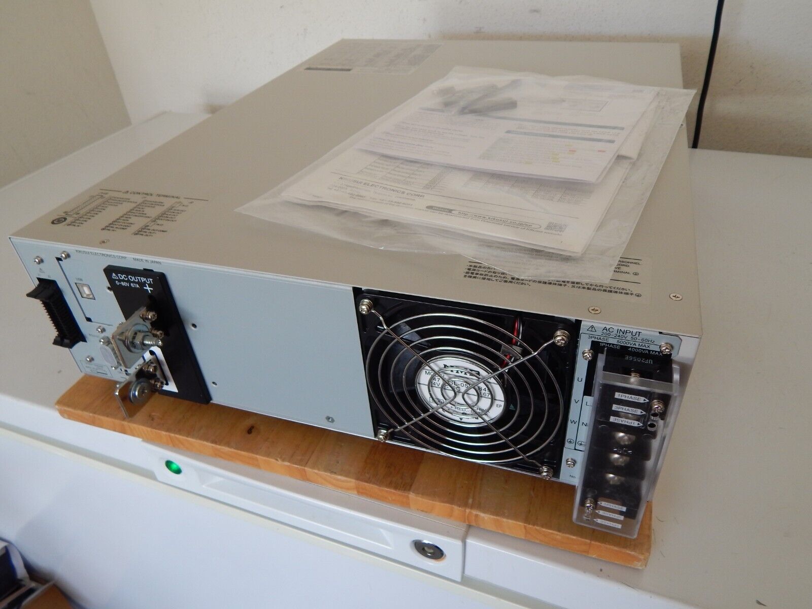 Kikusui PAT60-67T Regulated DC Power Supply (60V / 67 A) 2 in stock