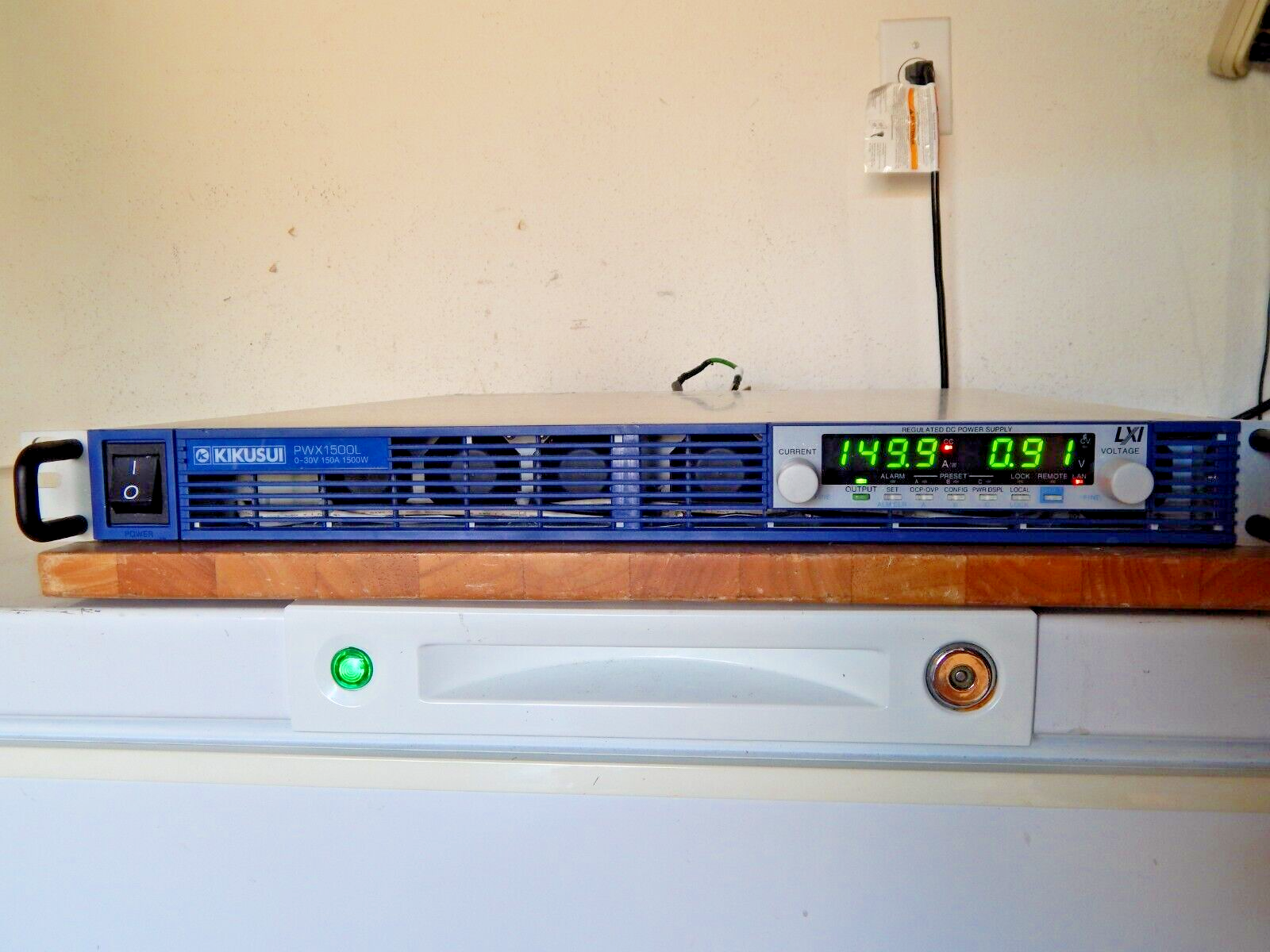 Kikusui PWX1500L LXI DC Power Supply 0-30V, 150A, 1500W (18 In stock)