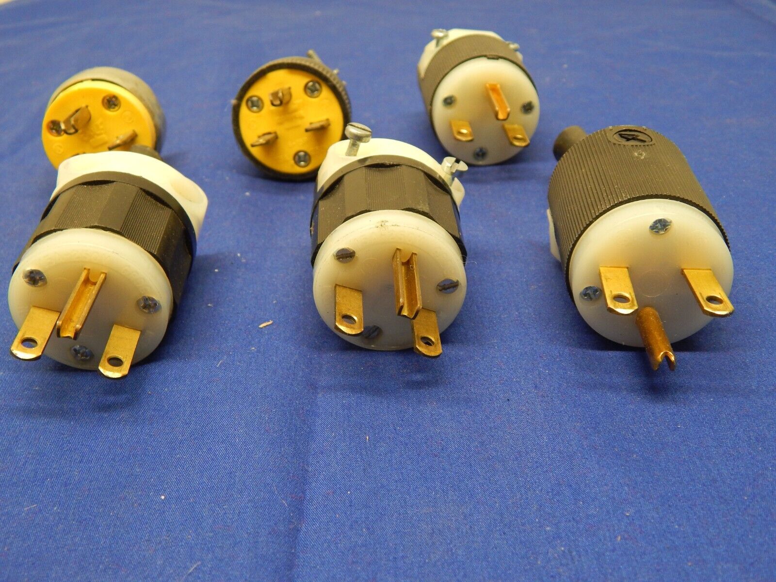 NEMA 6-15P 15A 250V  Male Plug, Lot of 7