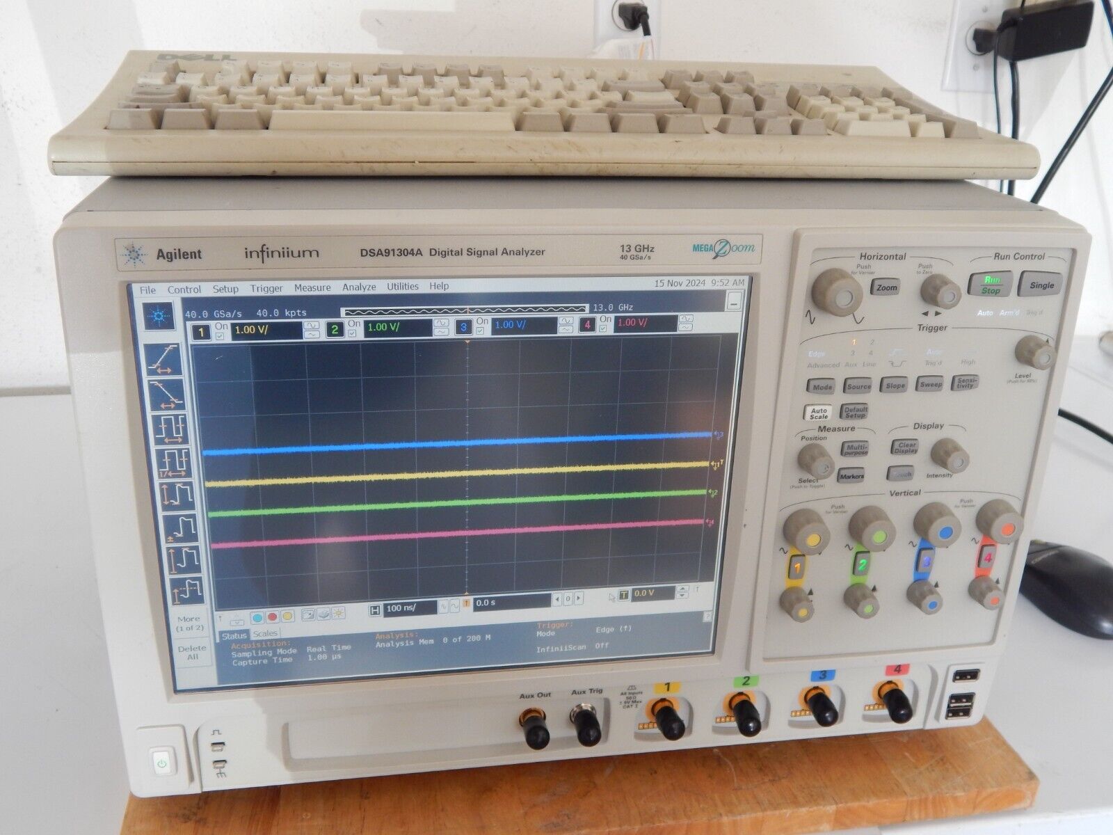 Agilent Infiniium DSA91304A Oscilloscope  13Ghz 40Gs/s MY47481419