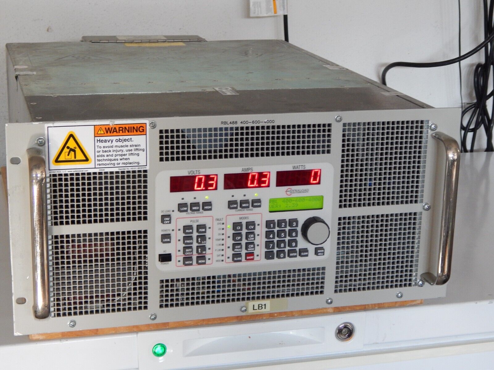 TDI Dynaload RBL488 400-600-4000 DC Electronic Load w/GPIB, 2 in stock